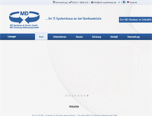 Tablet Screenshot of md-systemhaus.de